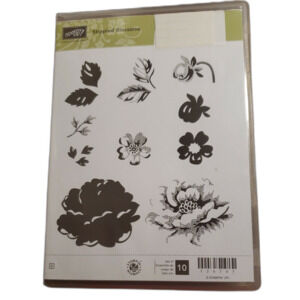 Stampin' Up! STIPPLED BLOSSOMS ~ Rubber Cling ~ 2-Step Layering Flower